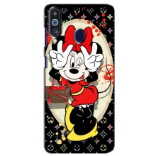 Чехол Disney Mouse Samsung Galaxy M40 (PREMIUMPrint) (Минни peace)