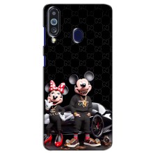 Чехол Disney Mouse Samsung Galaxy M40 (PREMIUMPrint) (Семья Маусов)