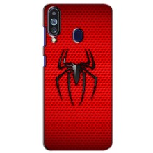 Чехол с человеком пауком для Samsung Galaxy M40 - (AlphaPrint) (Паук Марвел)