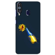 Чехол для Патриота Украины Samsung Galaxy M40 - (AlphaPrint) (Коктейль молотова)