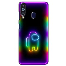 Чехол Амонг Ас для Samsung Galaxy M40 (AlphaPrint) (Яркий скин)