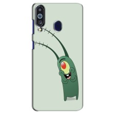 Чехол с картинкой "Одноглазый Планктон" на Samsung Galaxy M40 (Милый Планктон)