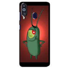 Чехол с картинкой "Одноглазый Планктон" на Samsung Galaxy M40 (Стильный Планктон)