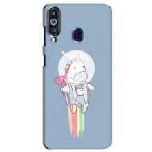 Чохол Unicorn на Samsung Galaxy M40 (Єдинорог космонавт)