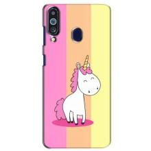 Чохол Unicorn на Samsung Galaxy M40 (Яскравий Єдинорог)