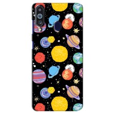 Космические Чехлы для Самсунг М40 (VPrint) (Рисованные планеты)