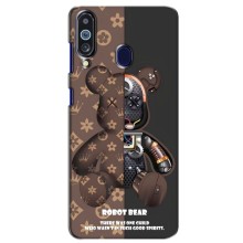 Круті Чохли Луі Віттон для Samsung Galaxy M40 (AlphaPrint) (Ведмідь Луі Вітон)