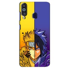 Купить Чехлы на телефон с принтом Anime для Самсунг М40 – Naruto Vs Sasuke