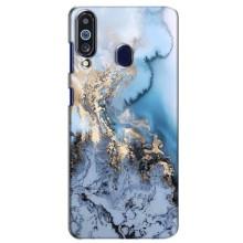 Мраморный чехол на Samsung Galaxy M40 (VPrint) (Нежный мрамор)