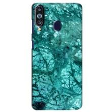 Мраморный чехол на Samsung Galaxy M40 (VPrint) (Зеленый мрамор)