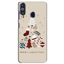 Різдвяні Чохли для Samsung Galaxy M40 (VPrint) (Merry Christmas)