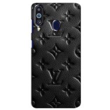 Текстурный Чехол Louis Vuitton для Самсунг М40 – Черный ЛВ