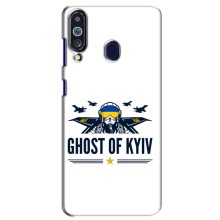 Защитные чехлы (Призрак Киева) для Samsung Galaxy M40 (AlphaPrint) (GHOST of Kyiv)