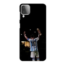 Чехлы Лео Месси Аргентина для Samsung Galaxy M42 (Лео Чемпион)