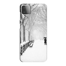 Чехлы на Новый Год Samsung Galaxy M42 (Снегом замело)