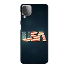 Чехол Флаг USA для Samsung Galaxy M42 (USA)
