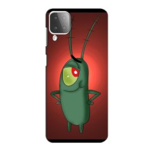 Чехол с картинкой "Одноглазый Планктон" на Samsung Galaxy M42 (Стильный Планктон)
