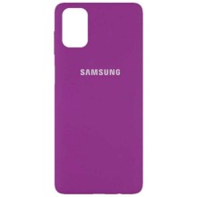 Чохол Silicone Cover Full Protective (AA) для Samsung Galaxy M51 – Блакитний