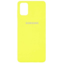 Чохол Silicone Cover Full Protective (AA) для Samsung Galaxy M51 – Блакитний