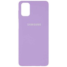 Чохол Silicone Cover Full Protective (AA) для Samsung Galaxy M51 – Блакитний