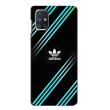 Чехлы Адидас для Samsung Galaxy M51 (AlphaPrint) (Адидас с полосами)