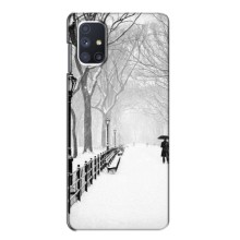Чехлы на Новый Год Samsung Galaxy M51 – Снегом замело