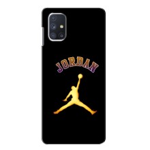 Чехлы для Samsung Galaxy M51 - с картинкой JORDAN (AlphaPrint) (Jordan Gold)