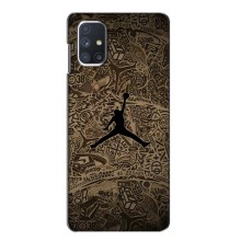 Чехлы для Samsung Galaxy M51 - с картинкой JORDAN (AlphaPrint) (Logo Jordan)