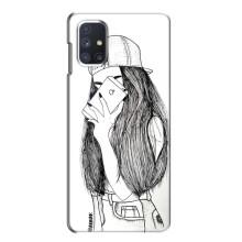 Чехол с печатью для Samsung Galaxy M51 - (Мода) (AlphaPrint) (Фото девочки)