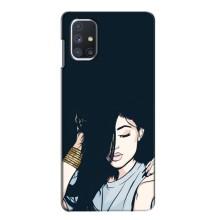Чехол с печатью для Samsung Galaxy M51 - (Мода) (AlphaPrint) (Красивая девочка)