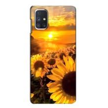 Чохол з Квітами для Samsung Galaxy M51 (поле соняшників)
