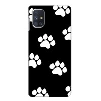 Бампер для Samsung Galaxy M51 с картинкой "Песики" – Следы собак
