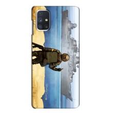 Чехол с принтом (Русский корабль...) для Самсунг М51 (AlphaPrint) – Русский корабль