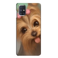 Чехол (ТПУ) Милые собачки для Samsung Galaxy M51 – Йоршенский терьер