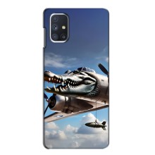 Чехол с мемом Тралалело тралала на Samsung Galaxy M51 (Бомбардиро крокодило)