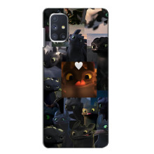 Чохол як приборкати дракона на Samsung Galaxy M51 – Дракон колаж