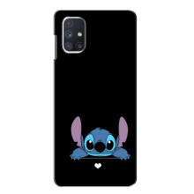 Чохол з принтом Стіч на Samsung Galaxy M51 – Стіч на чорному