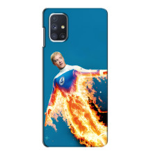 Чохол з принтом Фантастична четвірка для Samsung Galaxy M51 – Людина-факел