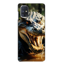 Чохол з картинкою 'Хижаки' для Samsung Galaxy M51 – Крокодил