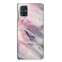 Мраморний чехол на Samsung Galaxy M51 (VPrint) (Пурпурний Мрамор)
