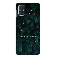 Новогодние, Праздничные Чехлы для Samsung Galaxy M51 - 2024 год (Winter)