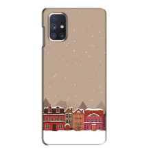 Новорічні, Святкові Чохли для Samsung Galaxy M51 - 2024 год (Зимове місто)