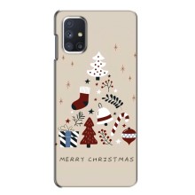 Різдвяні Чохли для Samsung Galaxy M51 (VPrint) (Merry Christmas)