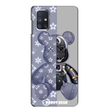 Силиконовый чехол для Samsung Galaxy M51 (Медведь Louis Vuitton)