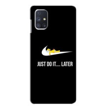 Силиконовый Чехол на Samsung Galaxy M51 с картинкой Nike (Later)
