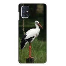 Силиконовый чехол с птичкой на Samsung Galaxy M51 – Лелека