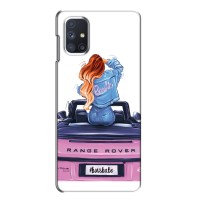 Силіконовый Чохол на Samsung Galaxy M51 з картинкой Модных девушек – Дівчина на машині