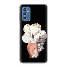 Чехлы (ART) Цветы на Samsung Galaxy M52 5G (M526) (VPrint) (Белые цветы)