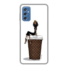 Чехлы Луи Витон для Samsung Galaxy M52 5G (M526) (AlphaPrint - LOUIS VUITTON) (кофе LOUIS VUITTON)