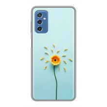 Чехлы с Цветами для Samsung Galaxy M52 5G (M526) (VPrint) (Желтый цветок)